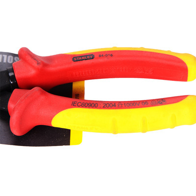 【【绝缘工具】史丹利MaxSteel加硬绝缘顶切钳6.5寸84-016-22剪线】价格,厂家,图片,刷子,青岛安防劳保用品-